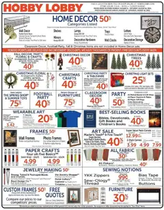 Preview of Hobby Lobby weekly ads valid from 11.08.2025