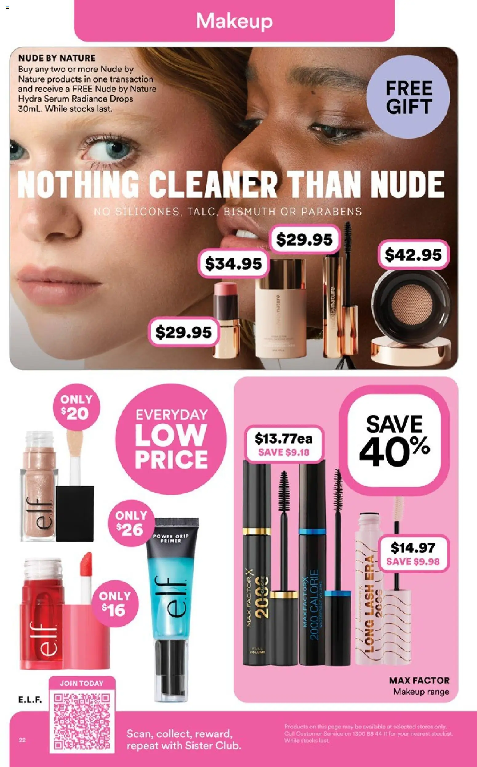 Priceline Pharmacy catalogue - valid from 22.01.2026 | Page: 22 | Products: Cleaner, Makeup