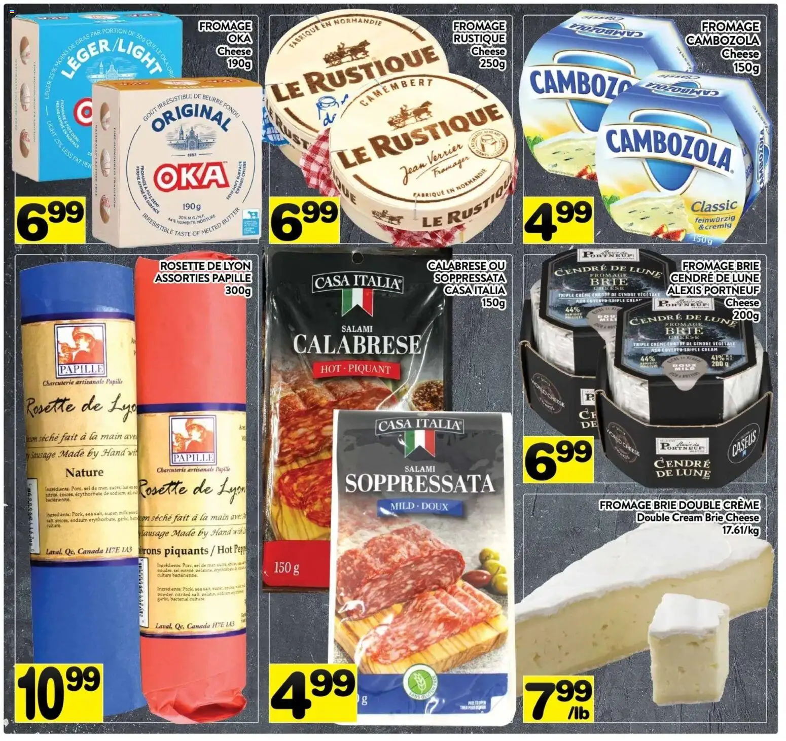 Pa Supermarché flyer valid from 24.11.2025 | Page: 11 | Products: Cream, Butter, Cheese, Salami