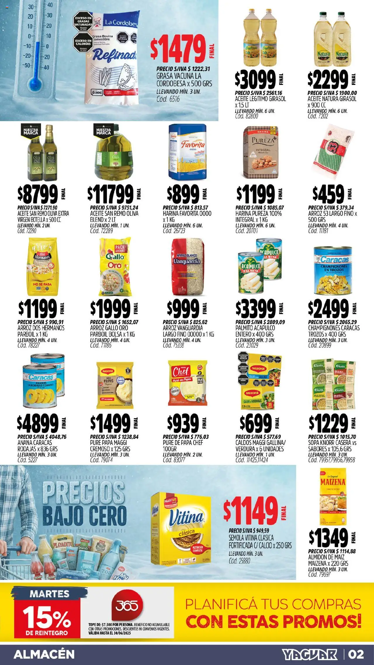 Yaguar - Mar del Plata │ válido desde el 16.06.2025 | Página: 2 | Productos: Botella, Aceite, Maiz, Ananá