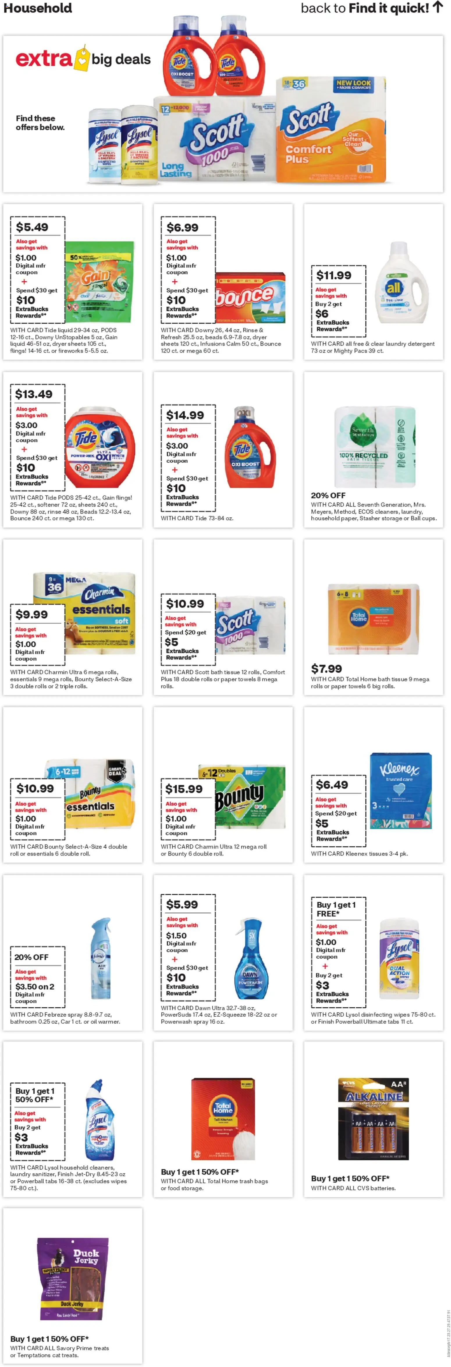 CVS Pharmacy Weekly Ad - FL - valid from 01.03.2026 | Page: 18 | Products: Bath, Oil, Detergent, Dryer
