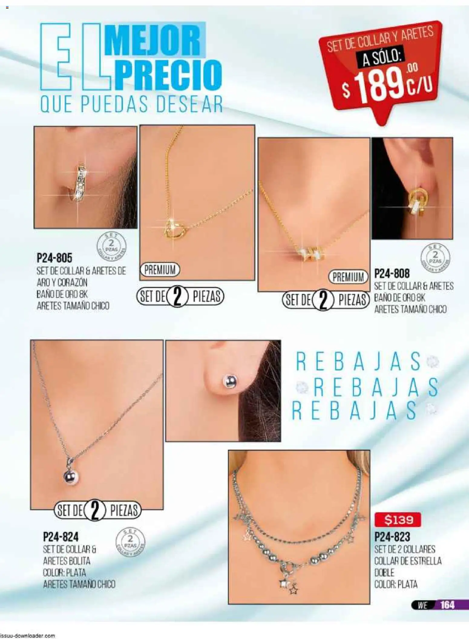 Nuevas ofertas de Cklass válidas en toda la República Mexicana desde el 31.10.2025. ¡Encuentra las mejores ofertas en Cklass catálogo Super Rebajas Ropa! | Página: 167 | Productos: Collar, Aretes, Baño