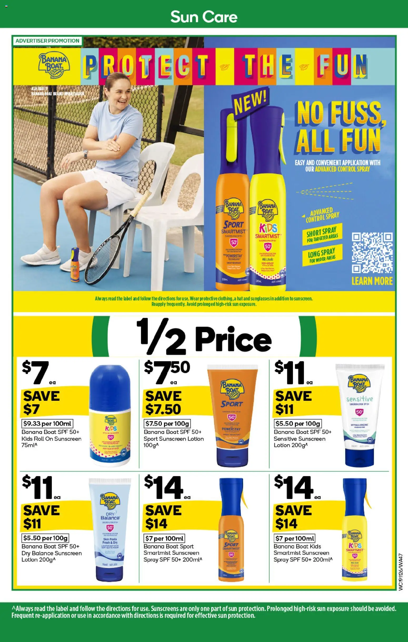 Woolworths catalogue - valid from 19.11.2025 | Page: 47 | Products: Sunscreen, Lotion, Sunglasses, Hat
