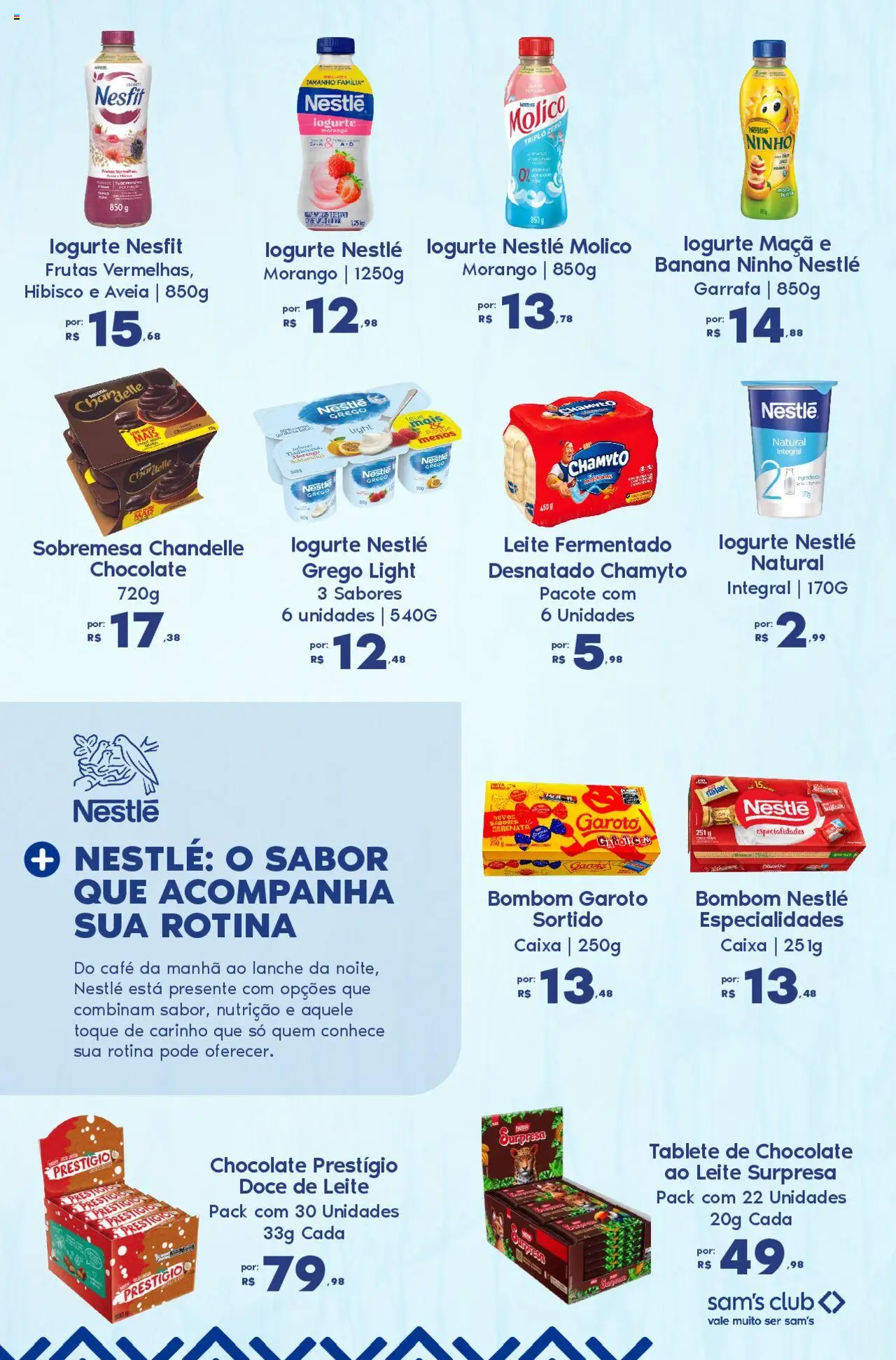 Sam's Club Folheto - válido de 21.07.2025 | Página: 4 | Produtos: Caixa, Leite, Café, Bombom