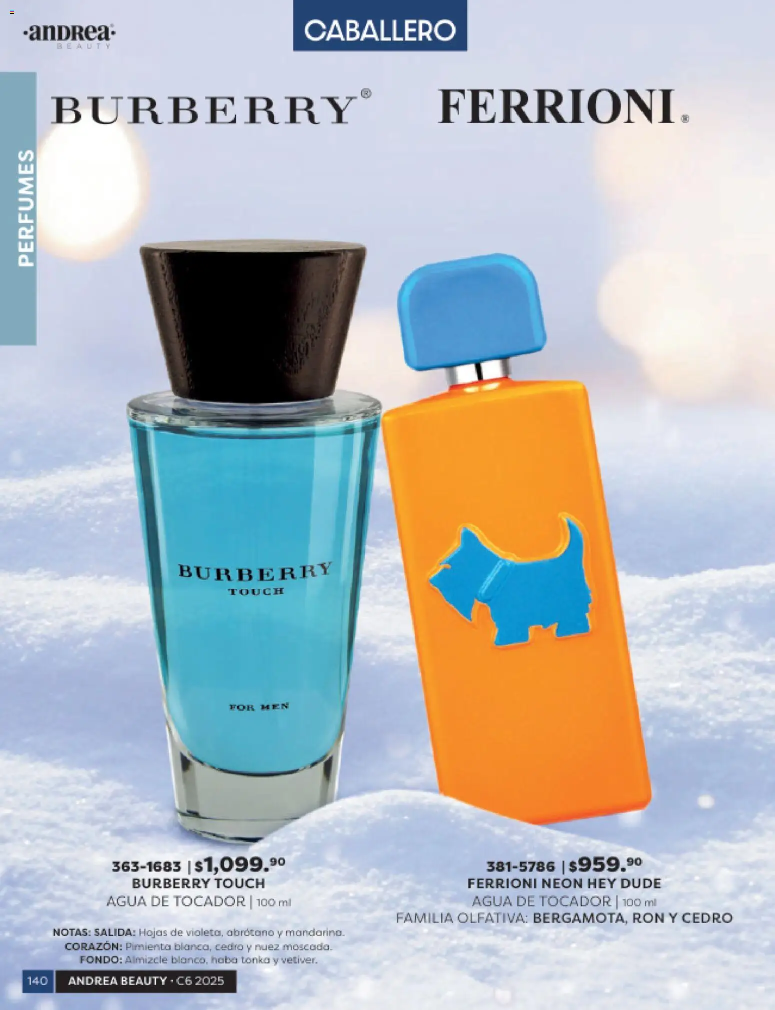 Nuevas ofertas de Andrea válidas en toda la República Mexicana desde el 31.10.2025. ¡Encuentra las mejores ofertas en Andrea catálogo Beauty! | Página: 140 | Productos: Pimienta, Agua, Nuez