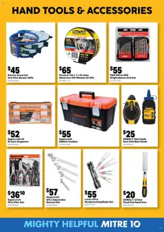 Mitre 10 catalogue - valid from 13.08.2025 | Page: 11 | Products: Drawer, Saw, Accessories, Tools