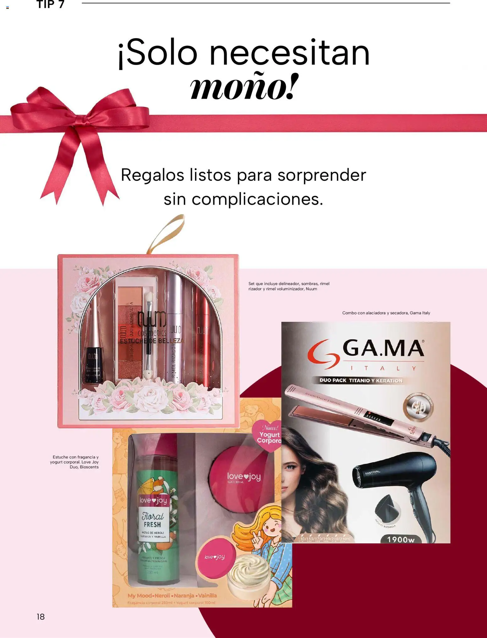 Nuevas ofertas de Chedraui válidas en toda la República Mexicana desde el 24.10.2025. ¡Encuentra las mejores ofertas en Chedraui folleto Vive Bella! | Página: 18 | Productos: Estuche, Rizador, Moño, Fragancia