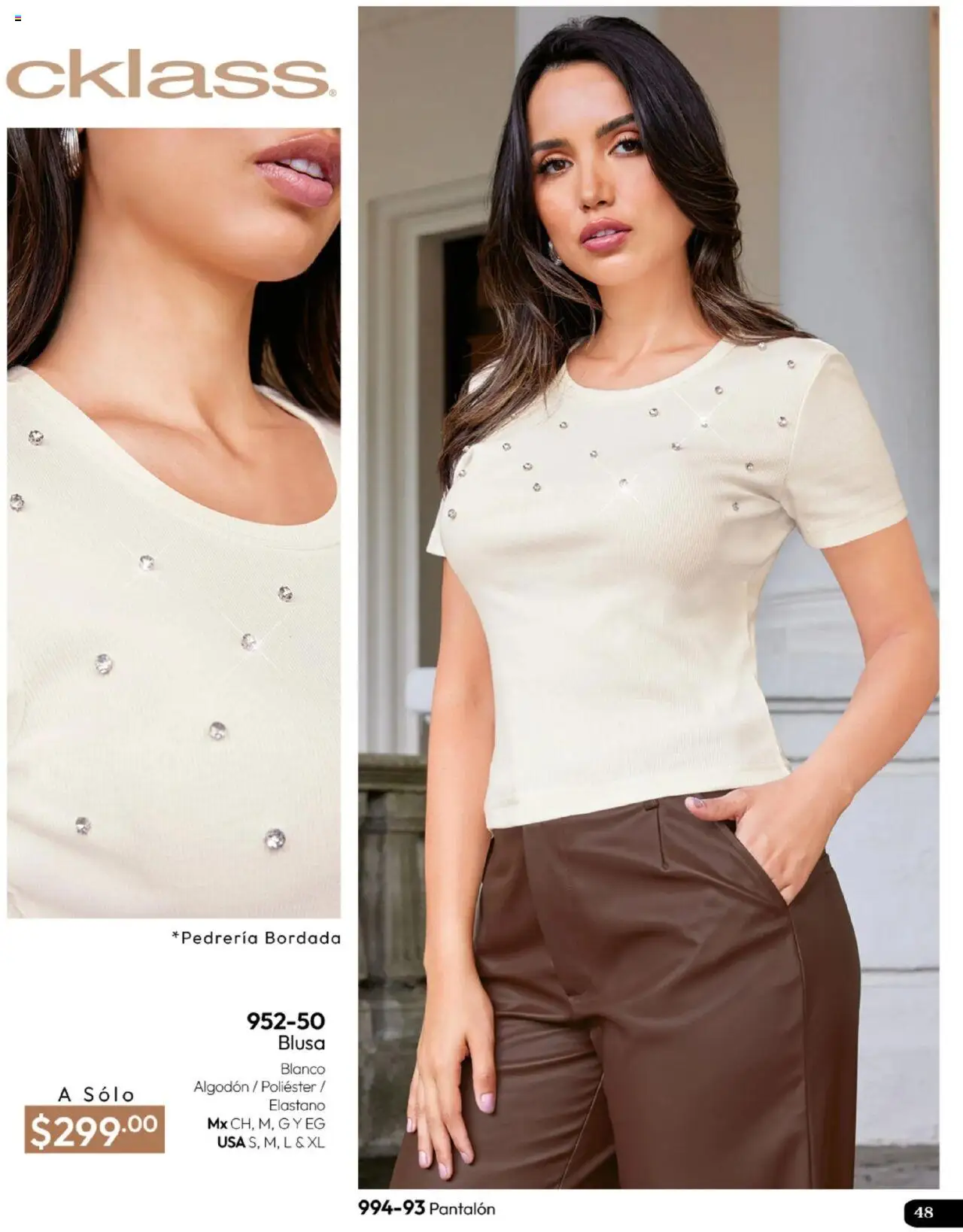 Nuevas ofertas de Cklass válidas en toda la República Mexicana desde el 16.09.2025. ¡Encuentra las mejores ofertas en Cklass - Catálogo Invierno! | Página: 49 | Productos: Blusa, Algodón