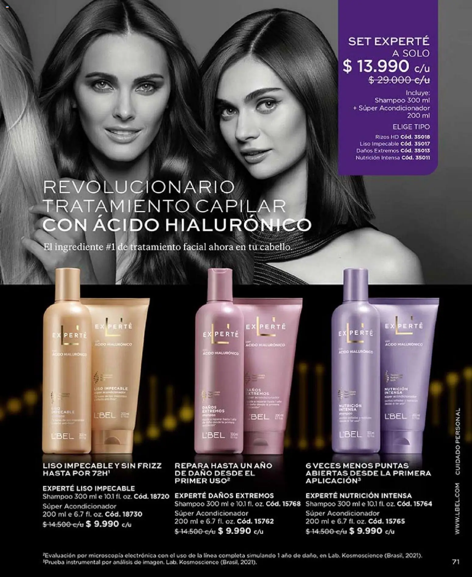Catálogo L'Bel Campaña 4 │ válido desde el 15.02.2026 | Página: 75 | Productos: Acondicionador, Shampoo