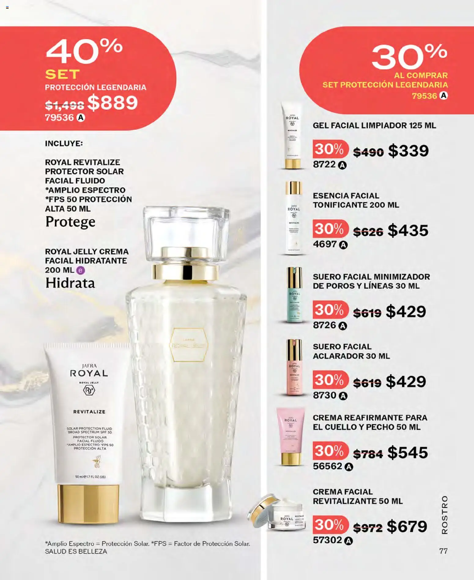 Nuevas ofertas de JAFRA válidas en toda la República Mexicana desde el 01.11.2025. ¡Encuentra las mejores ofertas en JAFRA catálogo! | Página: 77 | Productos: Crema, Limpiador, Protector solar