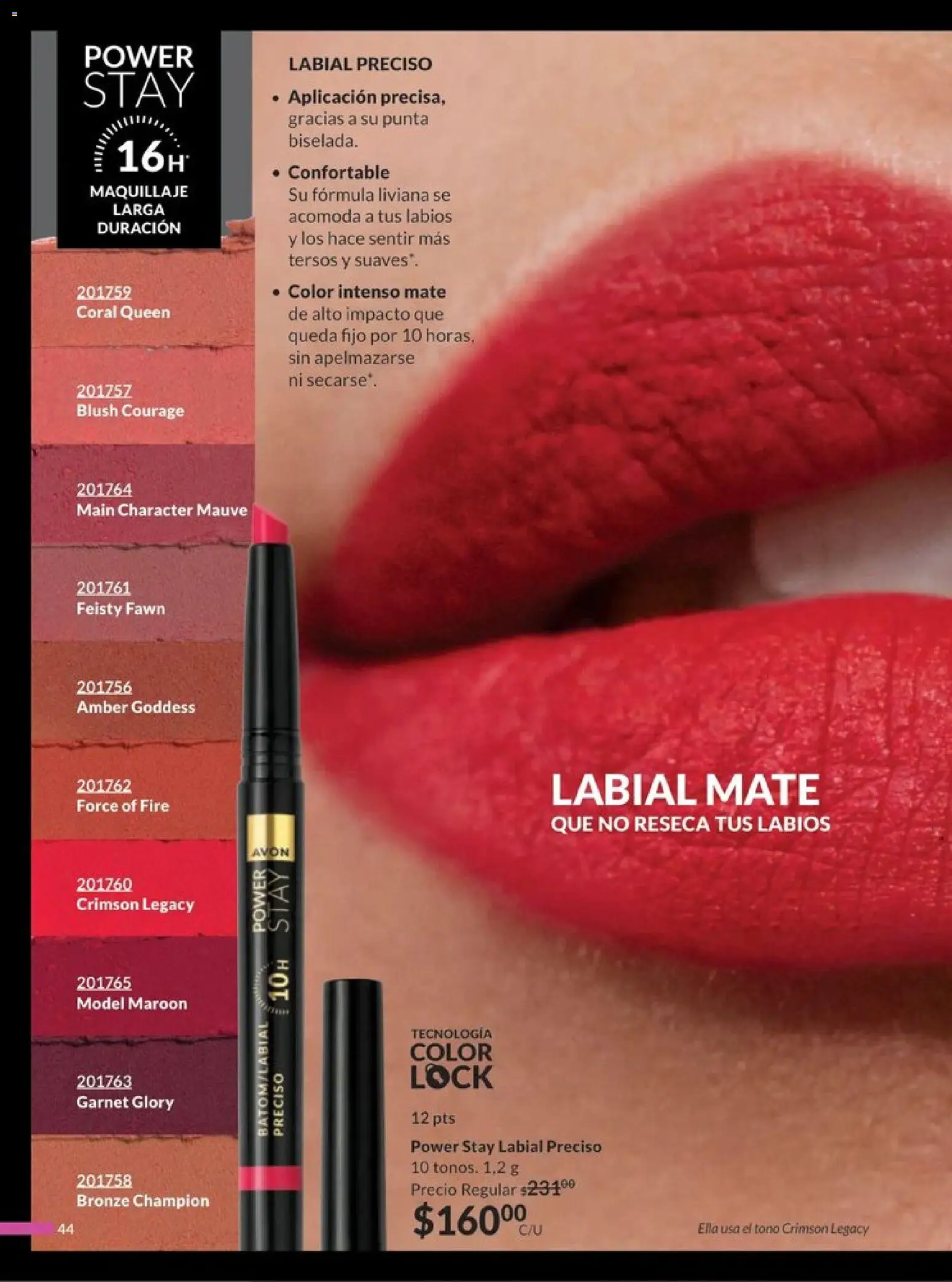 Nuevas ofertas de AVON válidas en toda la República Mexicana desde el 20.12.2025. ¡Encuentra las mejores ofertas en AVON campaña 1 2026! | Página: 49 | Productos: Mate, Maquillaje