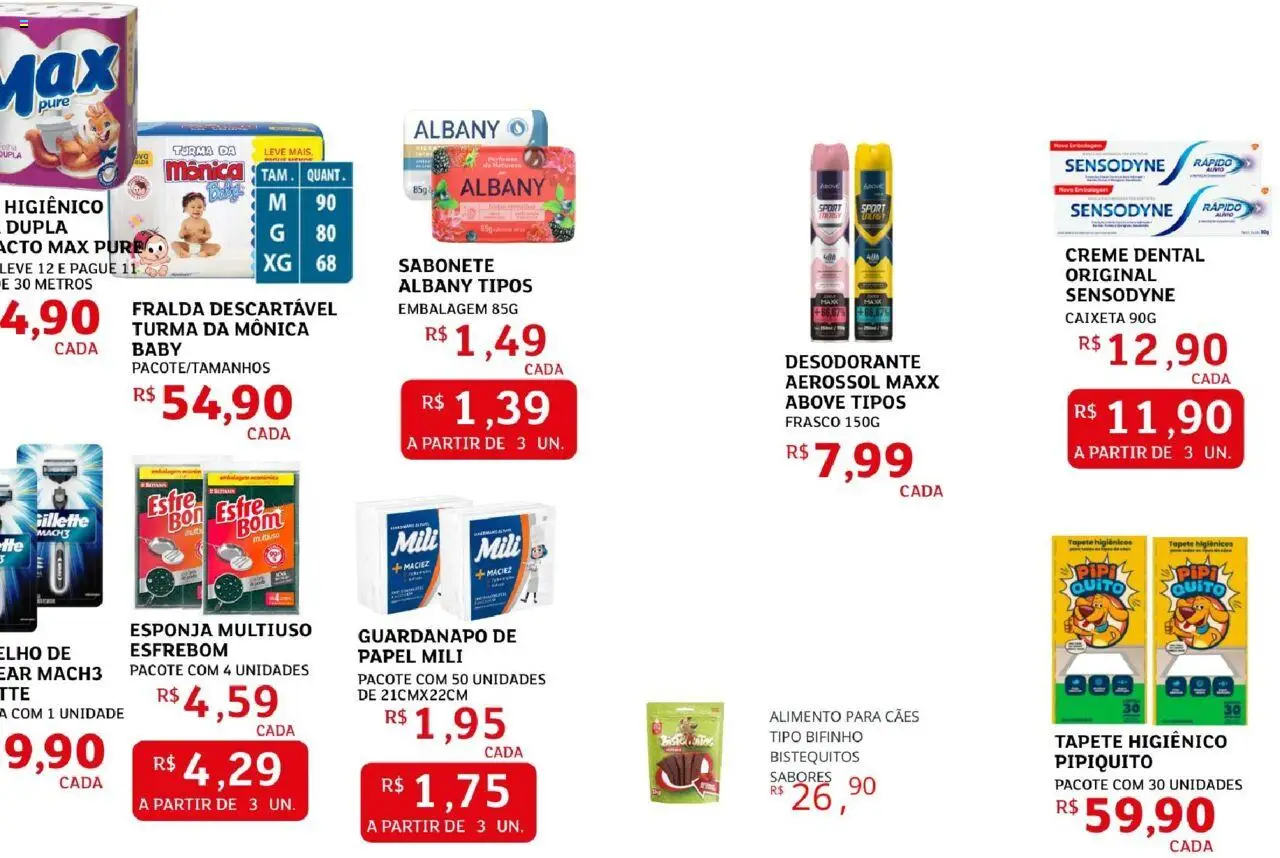 Assaí Atacadista Folheto - válido de 14.08.2025 | Página: 2 | Produtos: Desodorante, Tapete higiênico, Creme, Creme dental