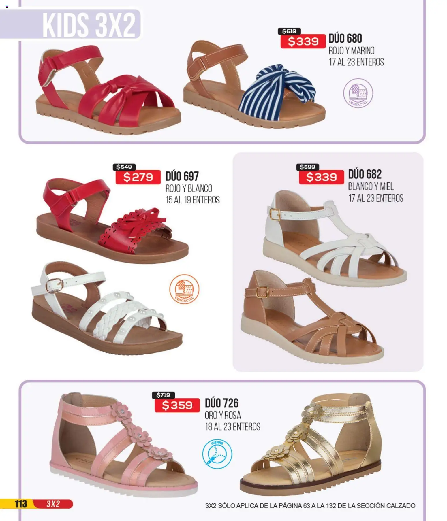 Nuevas ofertas de Cklass válidas en toda la República Mexicana desde el 14.04.2026. ¡Encuentra las mejores ofertas en Cklass catálogo 3X2 Digital Calzado! | Página: 114