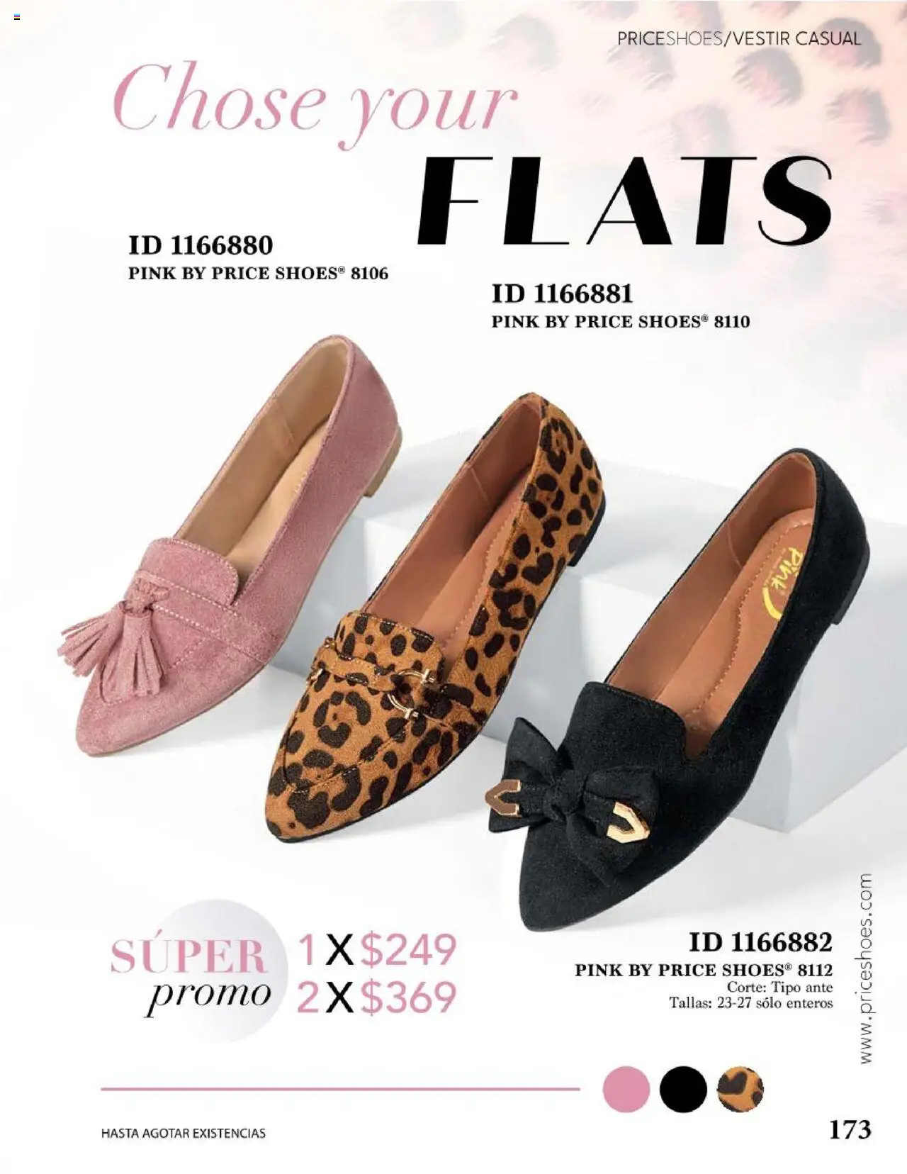 Nuevas ofertas de Price Shoes válidas en toda la República Mexicana desde el 05.08.2024. ¡Encuentra las mejores ofertas en Price Shoes catálogo Vestir Casual ! | Página: 173