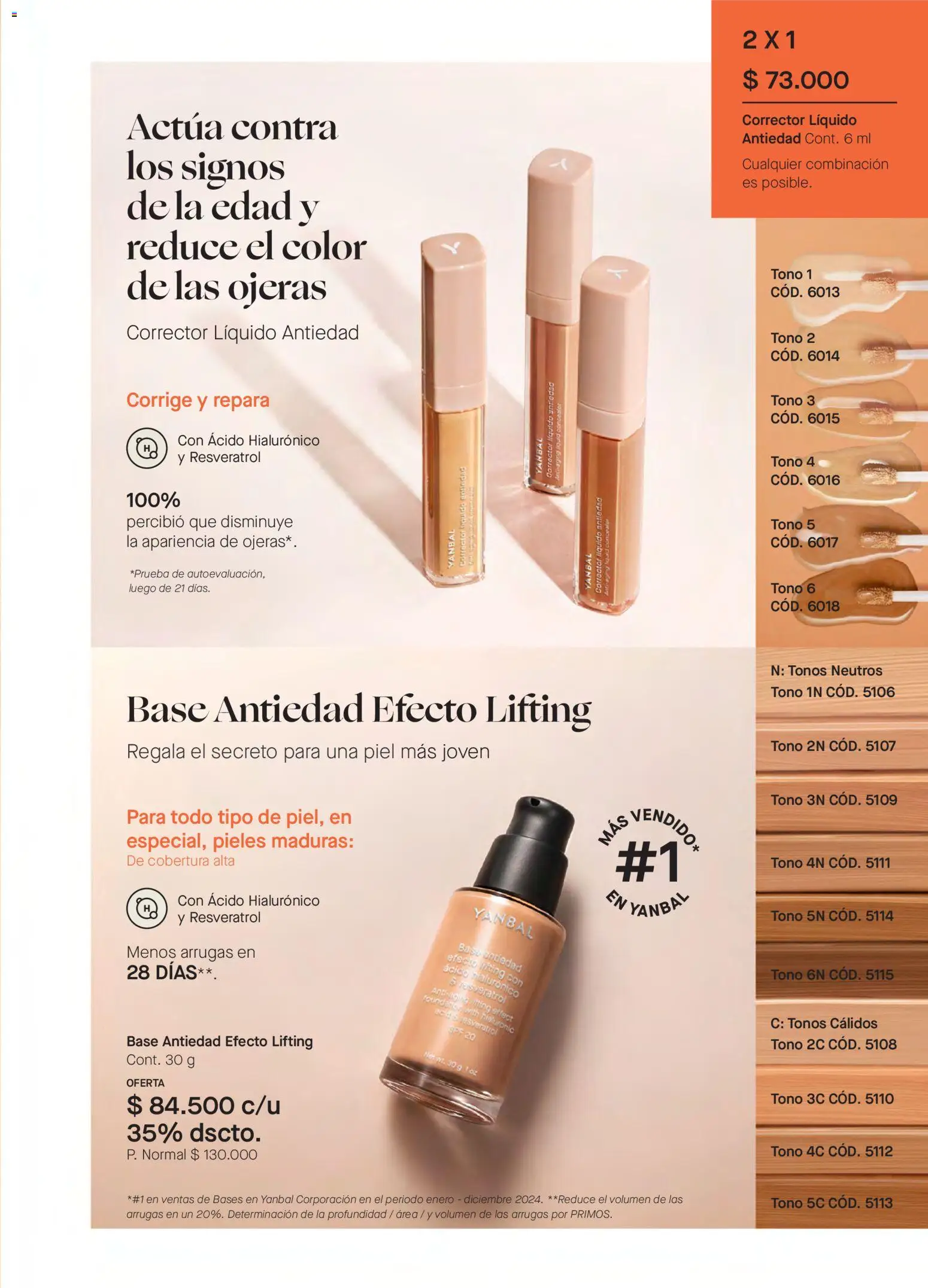 Yanbal revista - valida desde el 08.11.2025 | Página: 55 | Productos: Combinación, Corrector