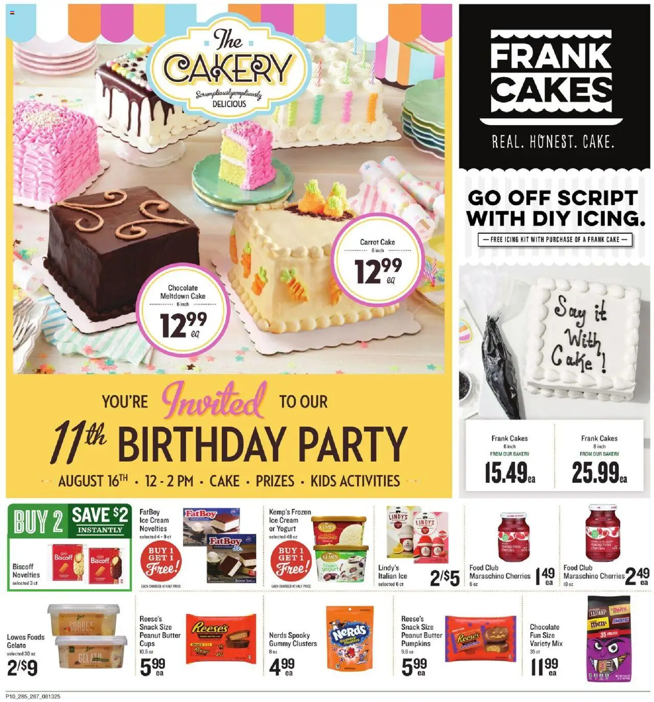 Lowes Foods Weekly Ad - NC - valid from 13.08.2025 | Page: 16 | Products: Bakery, Yogurt, Cream, Ice cream
