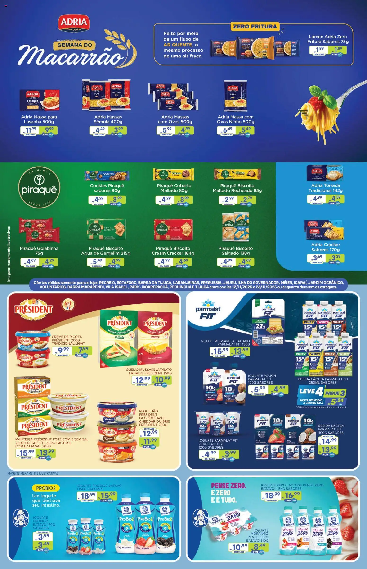 Prezunic Folheto - válido de 12.11.2025 | Página: 2 | Produtos: Queijo, Ovos, Creme, Requeijão