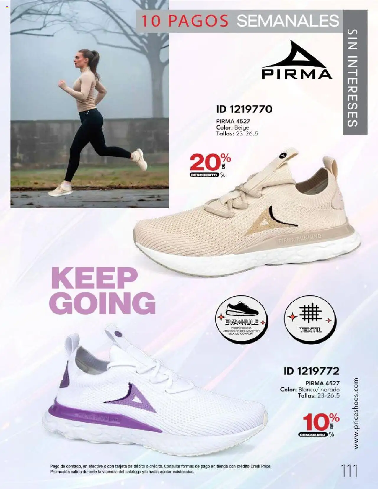 Nuevas ofertas de Price Shoes válidas en toda la República Mexicana desde el 14.10.2025. ¡Encuentra las mejores ofertas en Price Shoes - Catálogo - 10 Pagos sin Intereses! | Página: 111