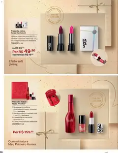 Natura - Ciclo 18/2025 - Pré-Visualização do folheto da loja Natura, válido de 30.10.2025 | Página: 36 | Produtos: Batom, Desodorante, Caixa, Vinho