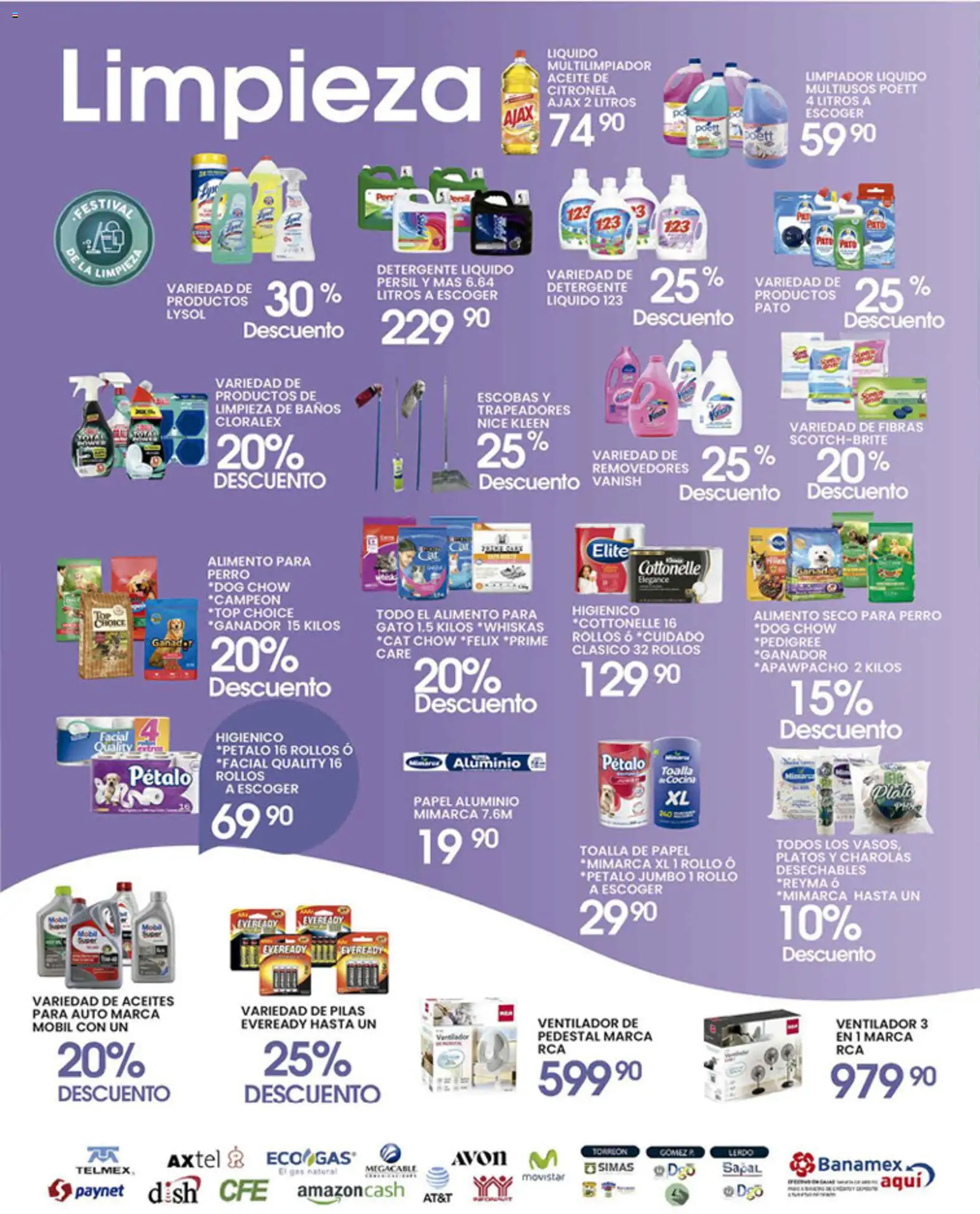 Nuevas ofertas de Alsuper válidas en toda la República Mexicana desde el 21.04.2026. ¡Encuentra las mejores ofertas en Alsuper folleto Laguna! | Página: 5 | Productos: Toalla, Cocina, Vasos, Pilas