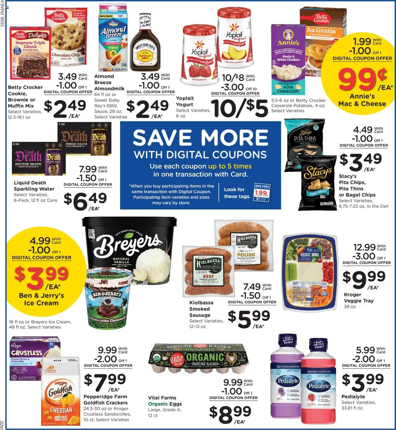 Fred Meyer Weekly Ad - valid from 22.10.2025 | Page: 6 | Products: Cheese, Eggs, Potatoes, Salt