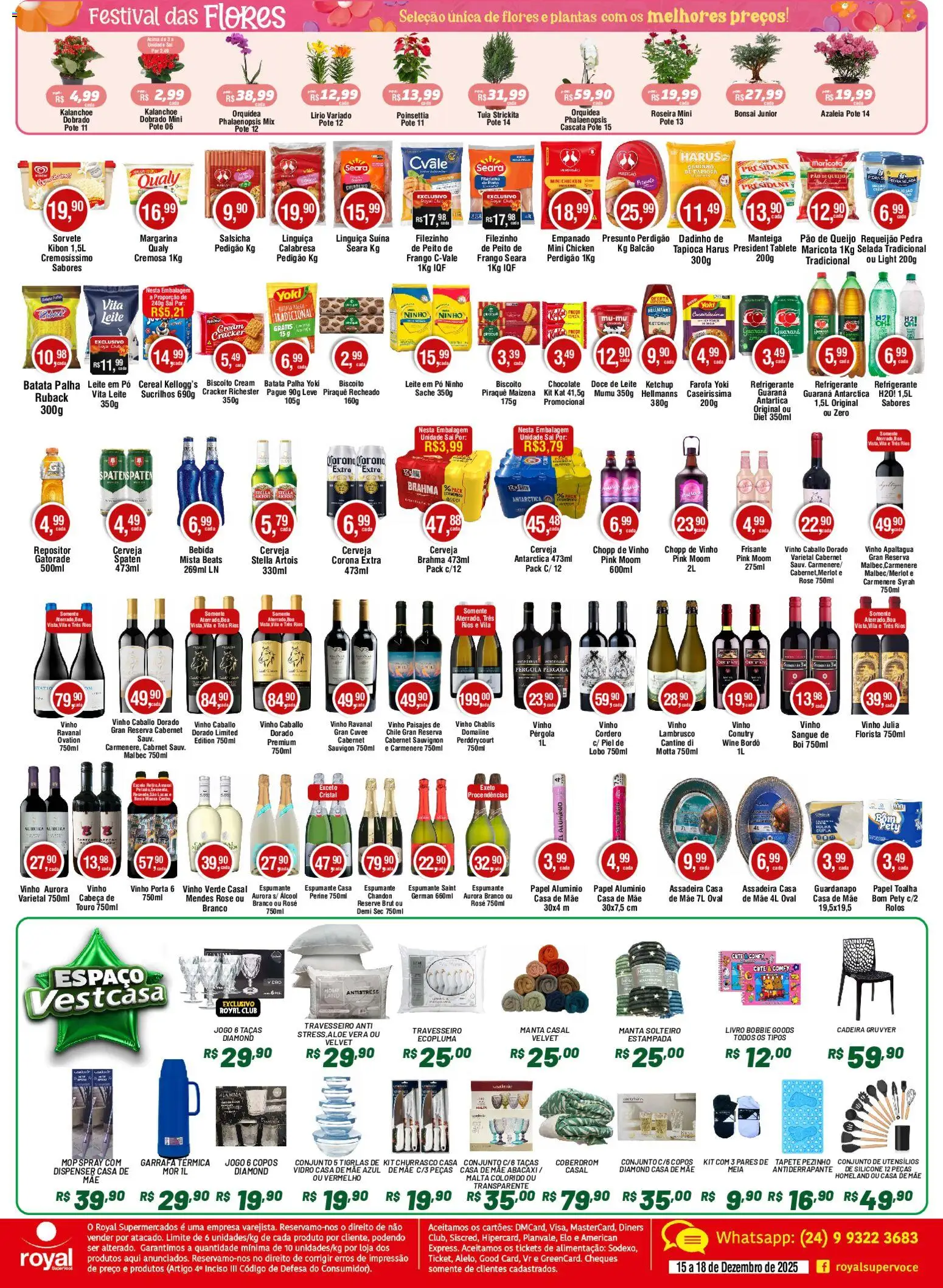 Royal Supermercados Folheto - válido de 15.12.2025 | Página: 2 | Produtos: Mop, Cadeira, Kit Kat, Sal
