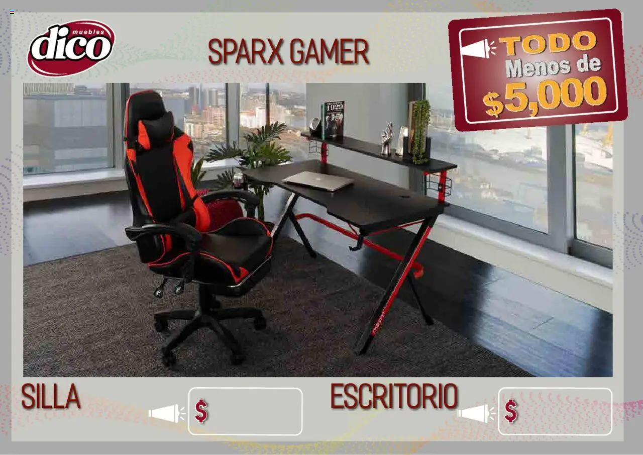 Nuevas ofertas de Muebles Dico válidas en toda la República Mexicana desde el 12.02.2025. ¡Encuentra las mejores ofertas en Muebles Dico catálogo Todo Menos! | Página: 71 | Productos: Silla, Escritorio