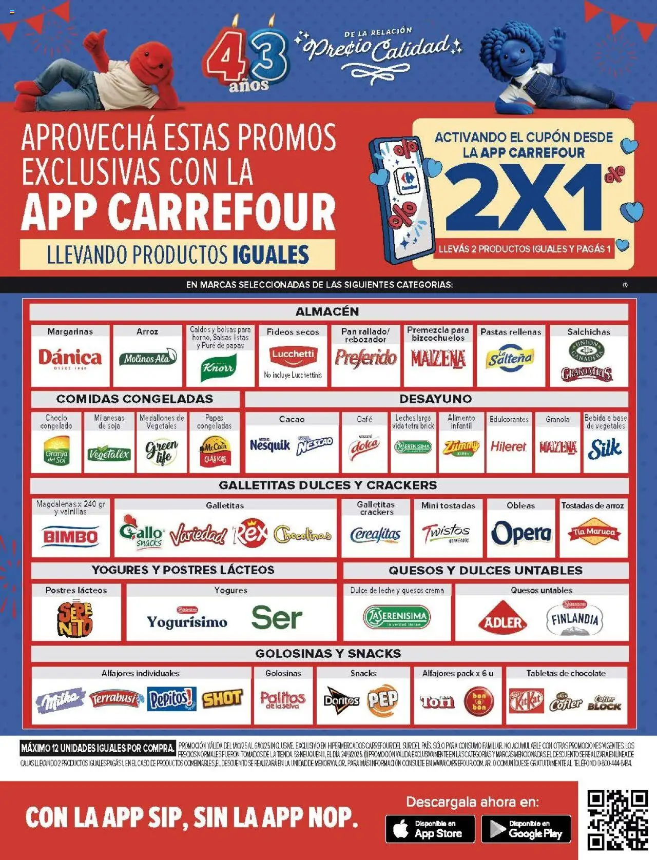 Carrefour - Ofertas - Chubut │ válido desde el 01.10.2025 | Página: 3 | Productos: Choclo, Dulce de leche, Cacao, Crema
