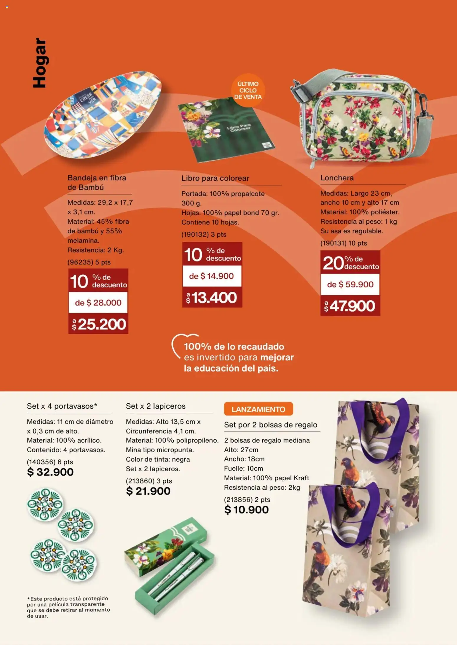 Natura revista - valida desde el 02.01.2026 | Página: 149 | Productos: Bandeja, Peso, Lonchera