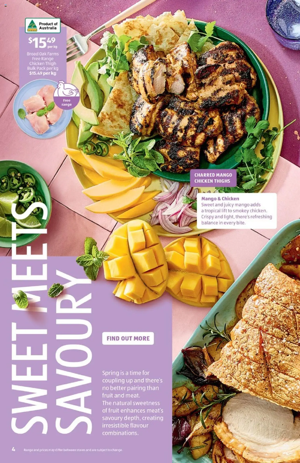 Aldi catalogue - valid from 17.09.2025 | Page: 4 | Products: Chicken, Mango