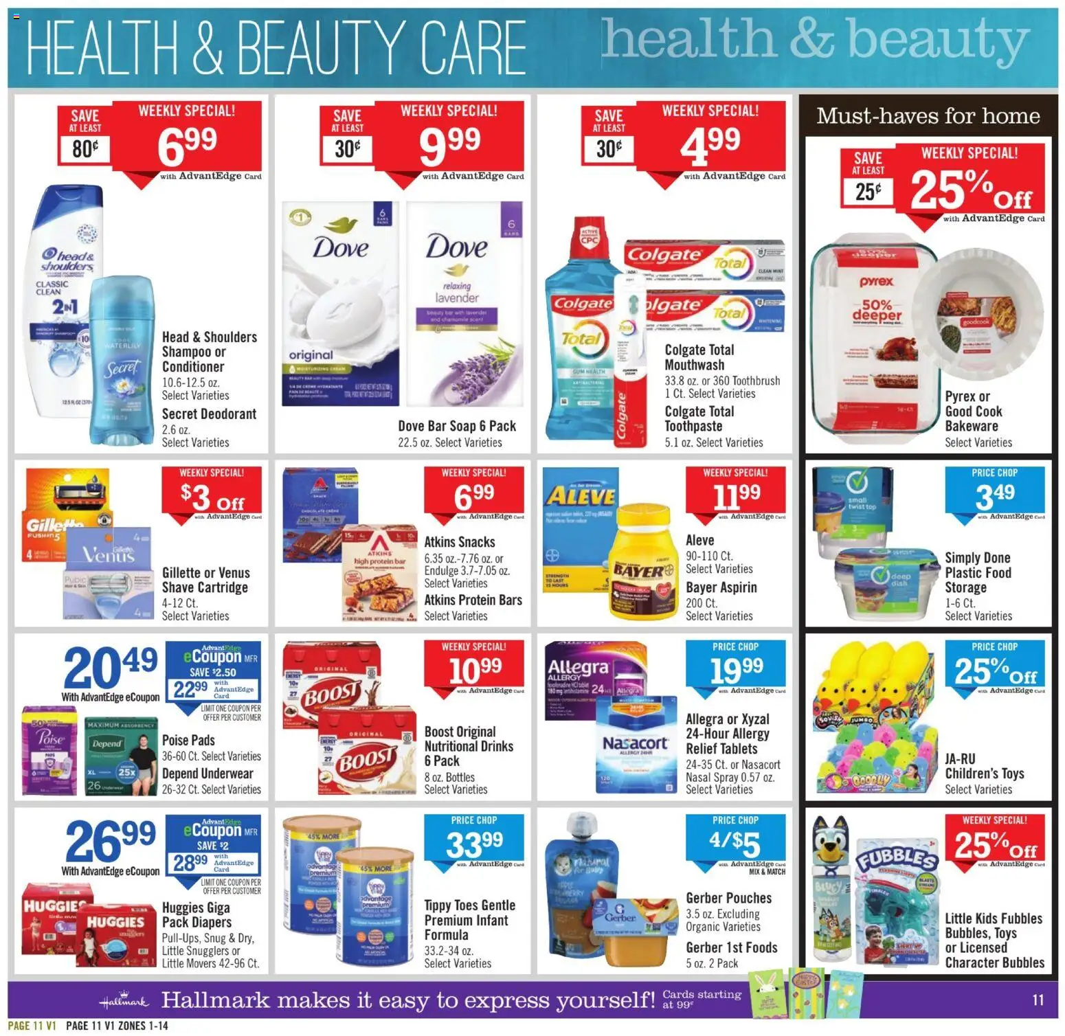Price Chopper - Weekly Ad - valid from 01.03.2026 | Page: 15 | Products: Shampoo, Soap, Toothbrush, Underwear