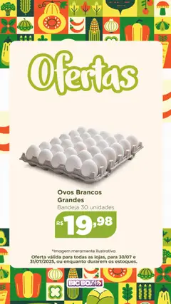 Big Box Folheto - válido de 30.07.2025 | Página: 6 | Produtos: Ovos, Bandeja