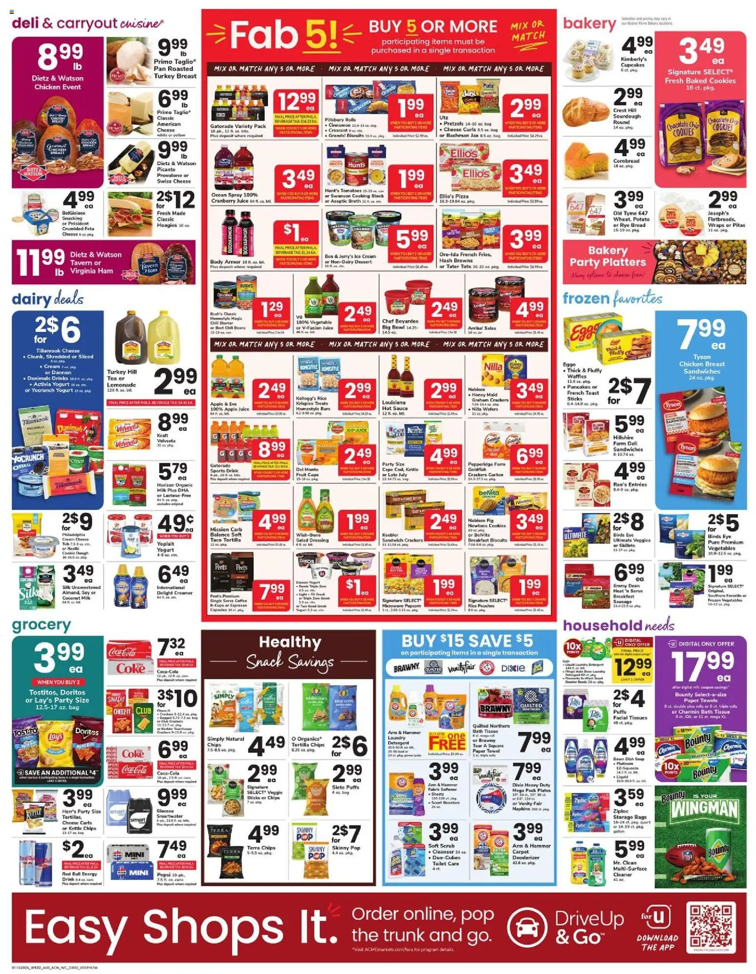 Acme Weekly Ad - valid from 16.01.2026 | Page: 2 | Products: Bakery, Yogurt, Coffee, Chocolate