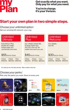 Preview of Verizon weekly ads valid from 01.11.2024 | Page: 2 | Products: Smartwatch
