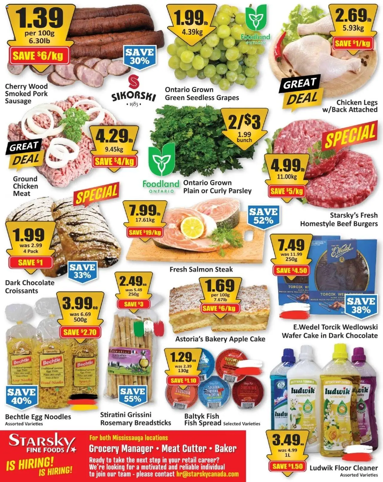 Starsky flyer valid from 18.09.2025 | Page: 2 | Products: Bakery, Chocolate, Chicken, Pork
