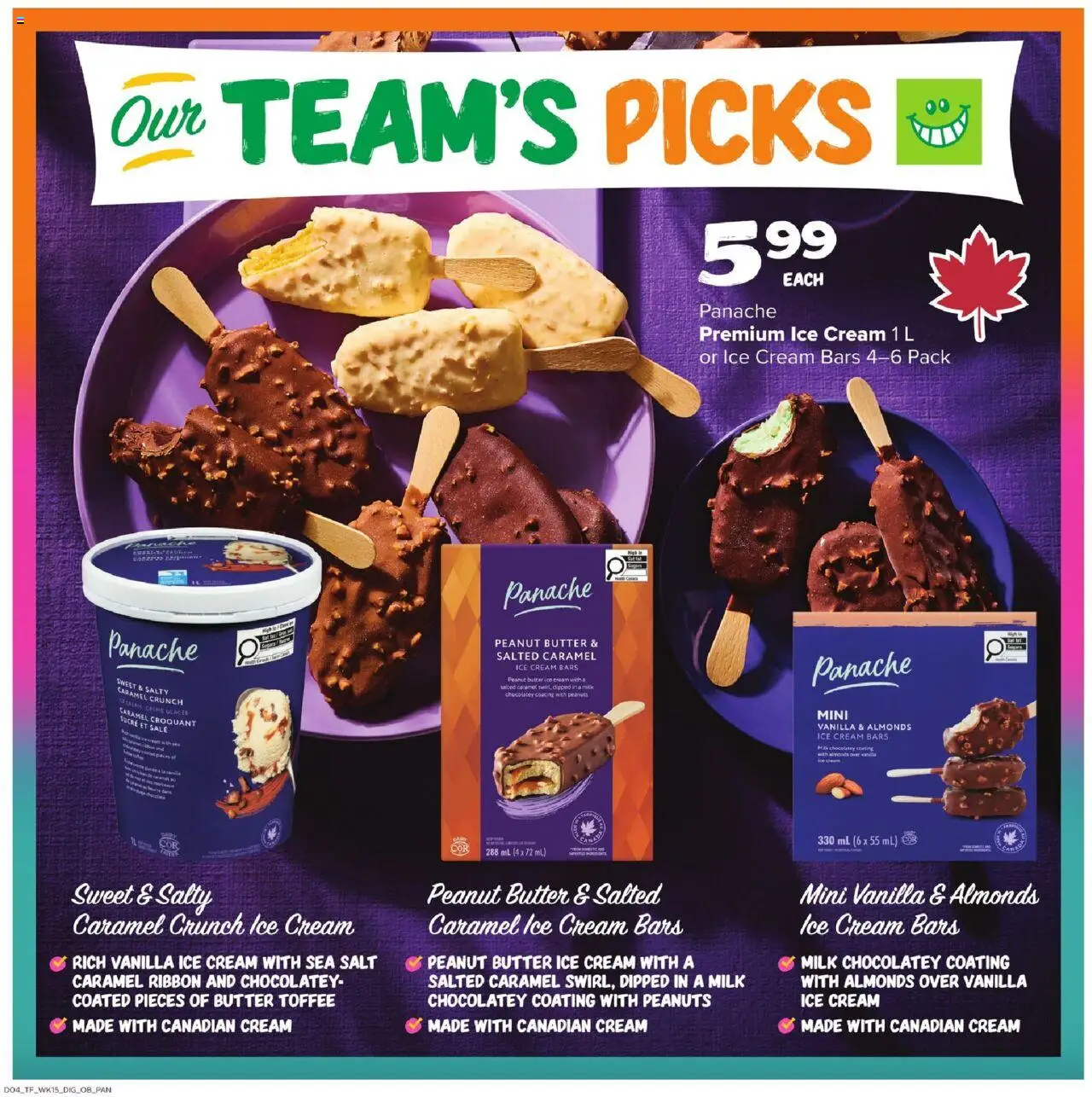 Thrifty Foods flyer valid from 07.08.2025 | Page: 16 | Products: Cream, Ice cream, Milk, Butter