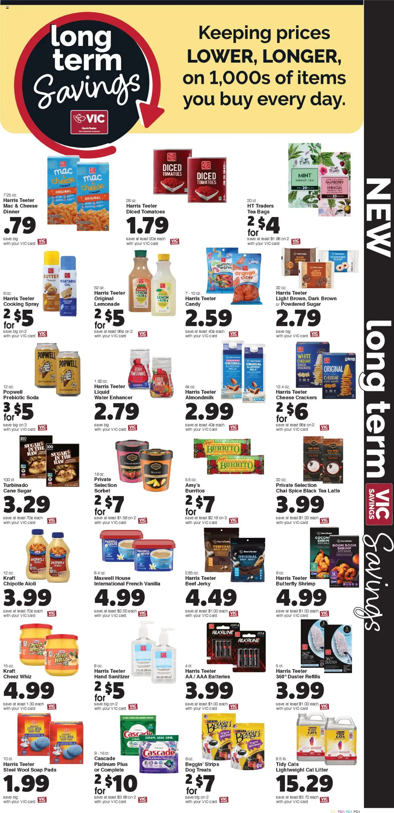 Harris Teeter Weekly Ad - valid from 10.09.2025 | Page: 7 | Products: Dog Treats, Milk, Beef, Sauce