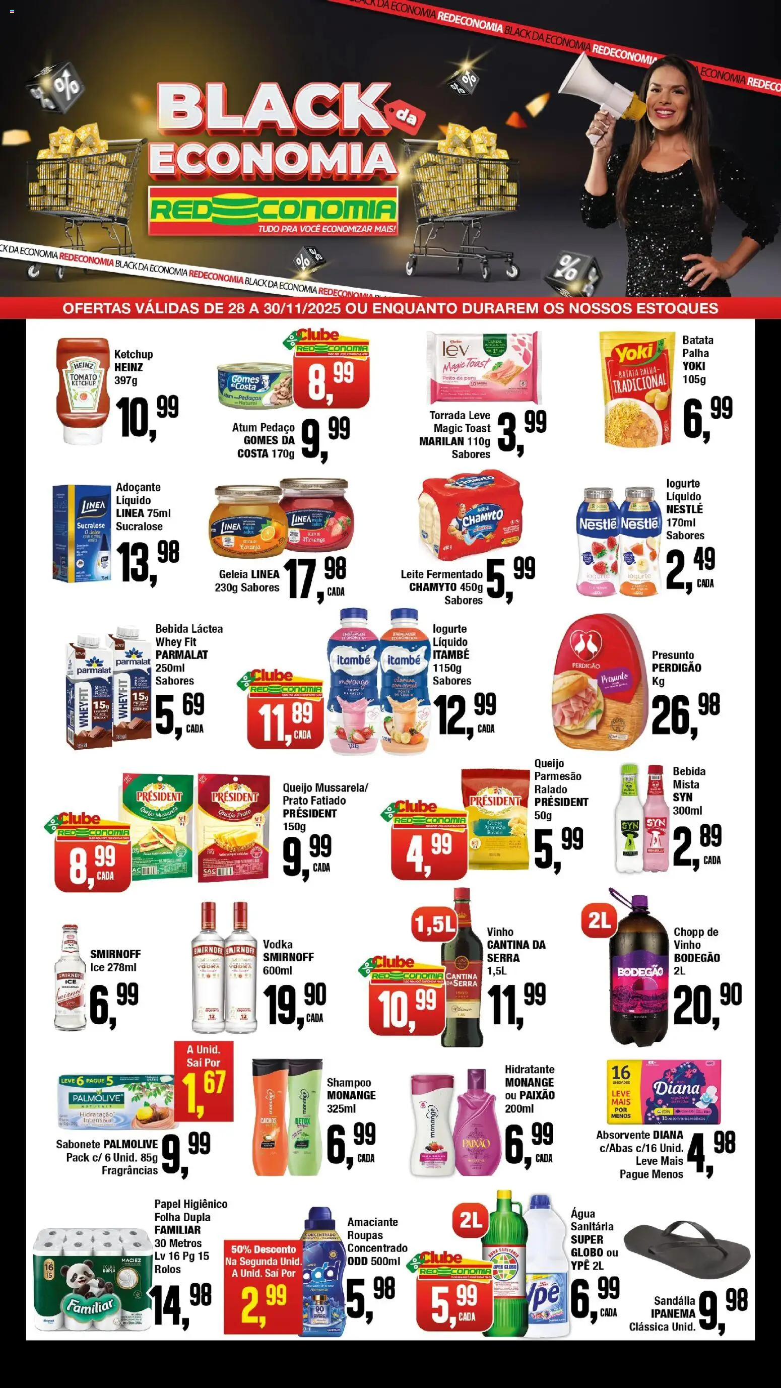 Princesa Folheto - válido de 28.11.2025 | Página: 1 | Produtos: Leite, Queijo parmesão, Batata palha, Amaciante