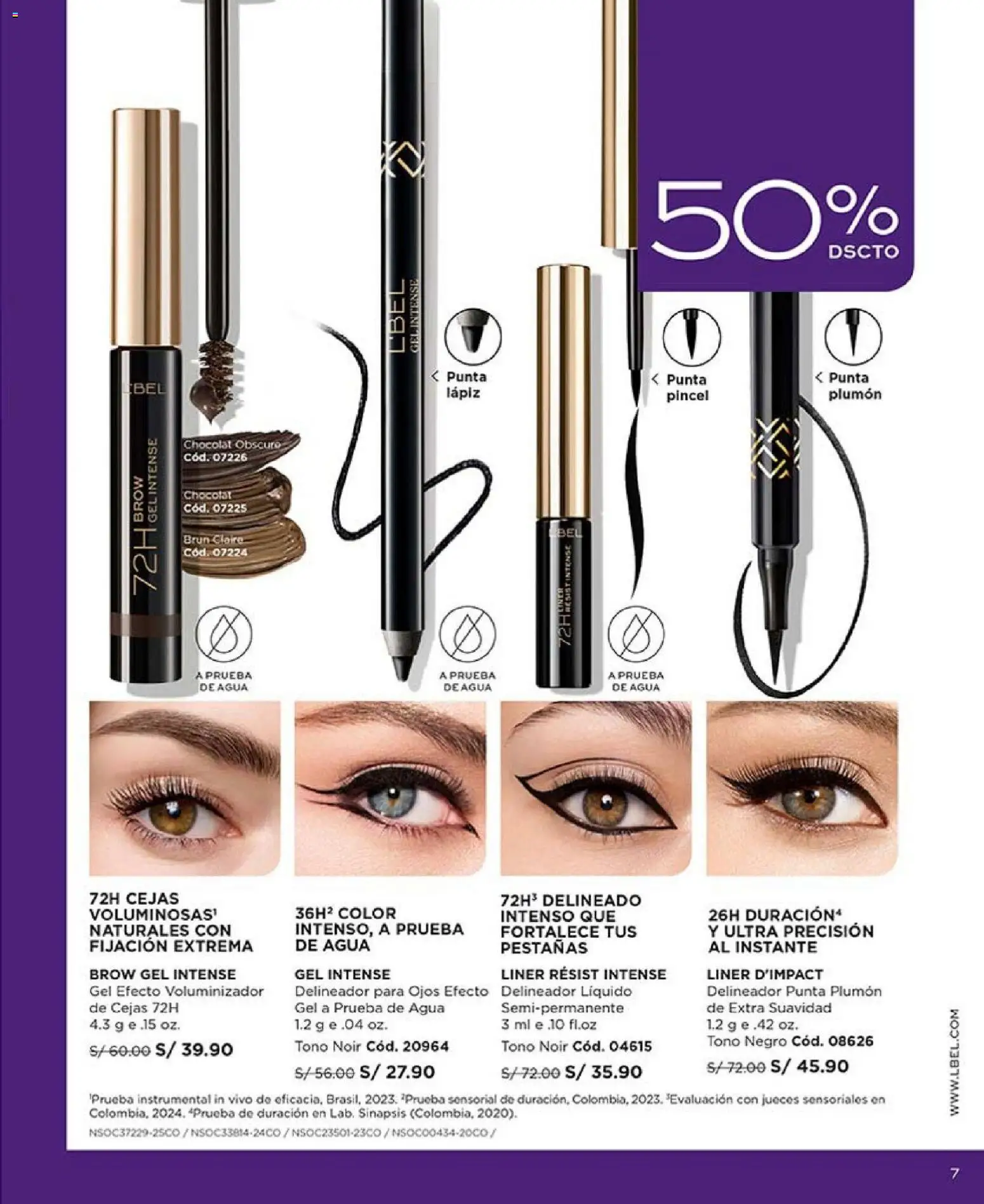 Catálogo L'Bel válido desde 18.12.2025 | Página: 7 | Productos: Delineador, Pincel