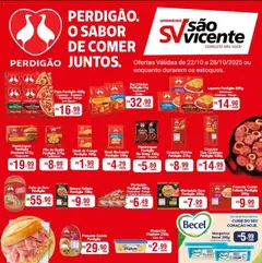 Supermercados São Vicente - Ofertas Perdigão - Pré-Visualização do folheto da loja Supermercados São Vicente, válido de 22.10.2025 | Página: 1