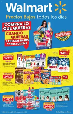Vista previa de Walmart catálogo Verano, nuevo folleto de la tienda, válido en México a partir del 24.07.2025