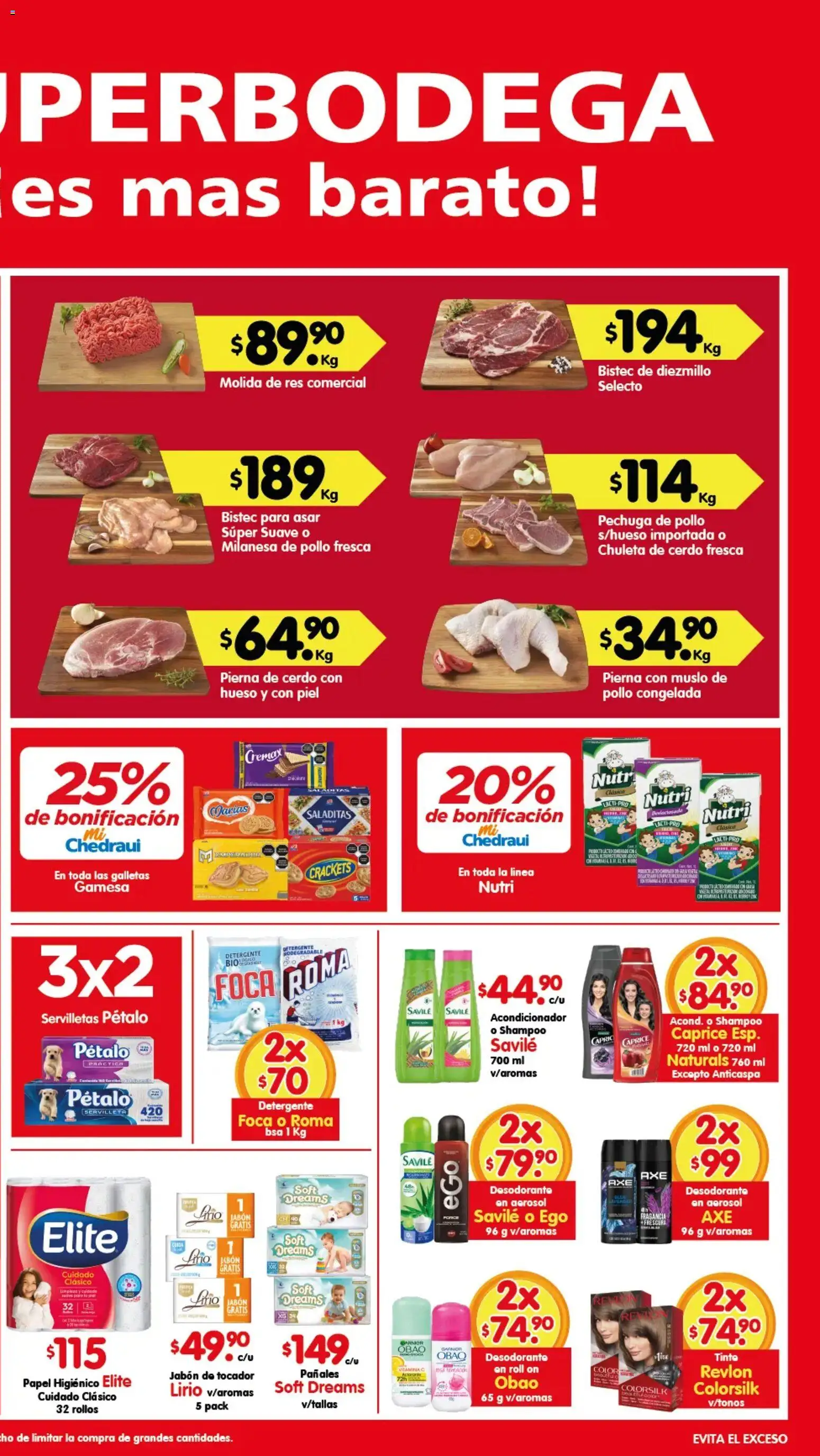 Nuevas ofertas de Arteli válidas en toda la República Mexicana desde el 31.10.2025. ¡Encuentra las mejores ofertas en Arteli folleto Aká Superbodegas! | Página: 2 | Productos: Desodorante, Res, Fragancia, Servilletas