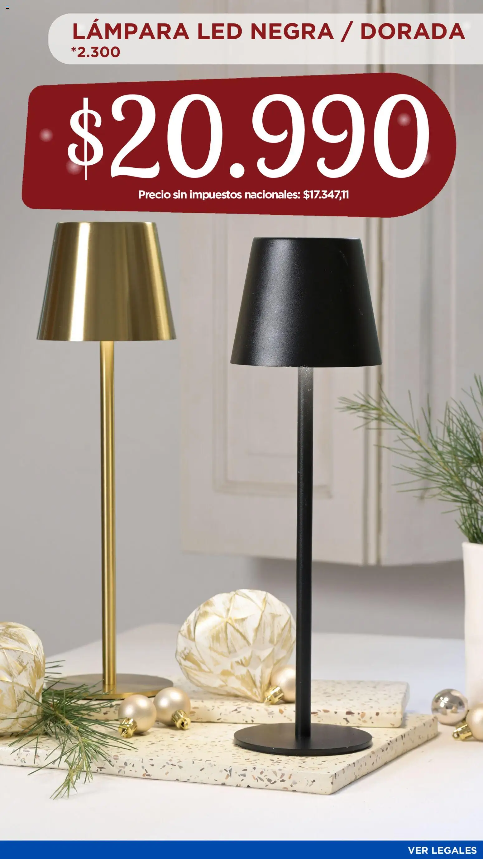 La Anonima Mesa Navideña │ válido desde el 11.12.2025 | Página: 5 | Productos: Lámpara