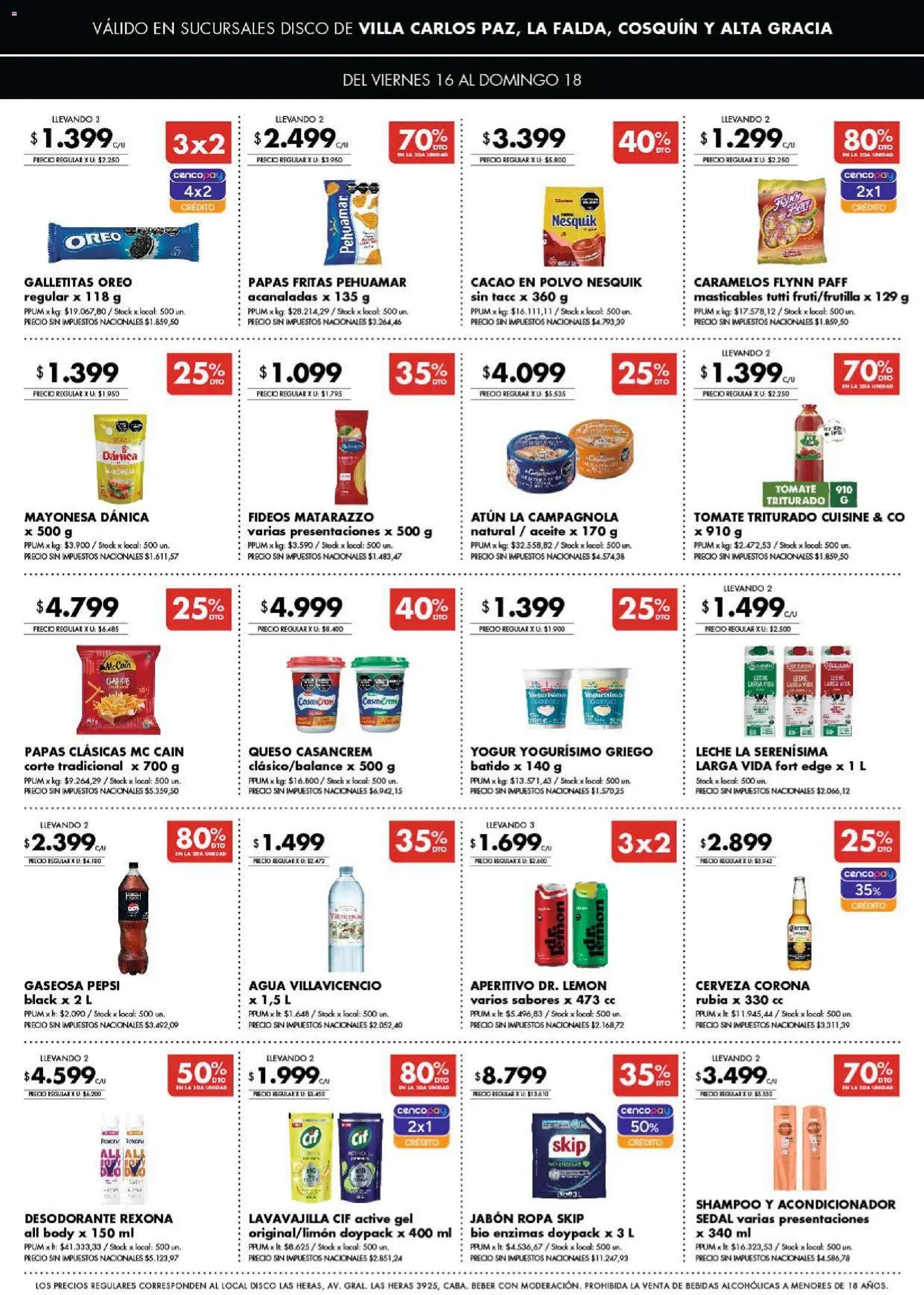 Disco - Ofertas | Punilla │ válido desde el 15.01.2026 | Página: 3 | Productos: Disco, Aceite, Polvo, Desodorante