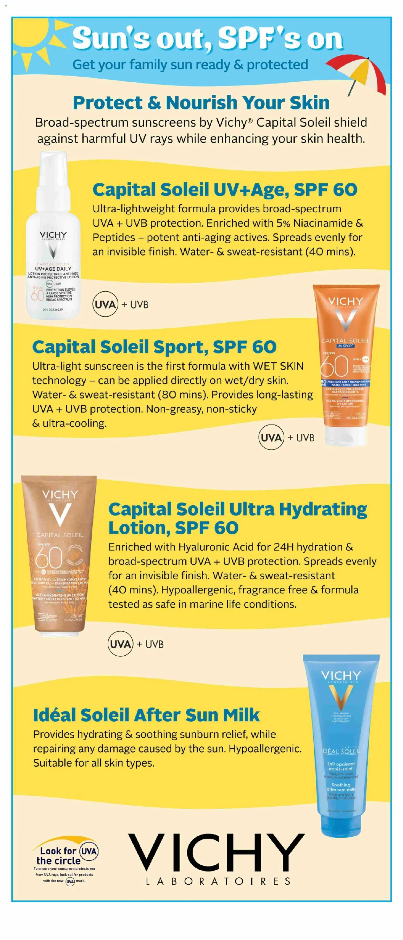 Rexall flyer valid from 10.04.2026 | Page: 3 | Products: Fragrance, Sunscreen, Milk