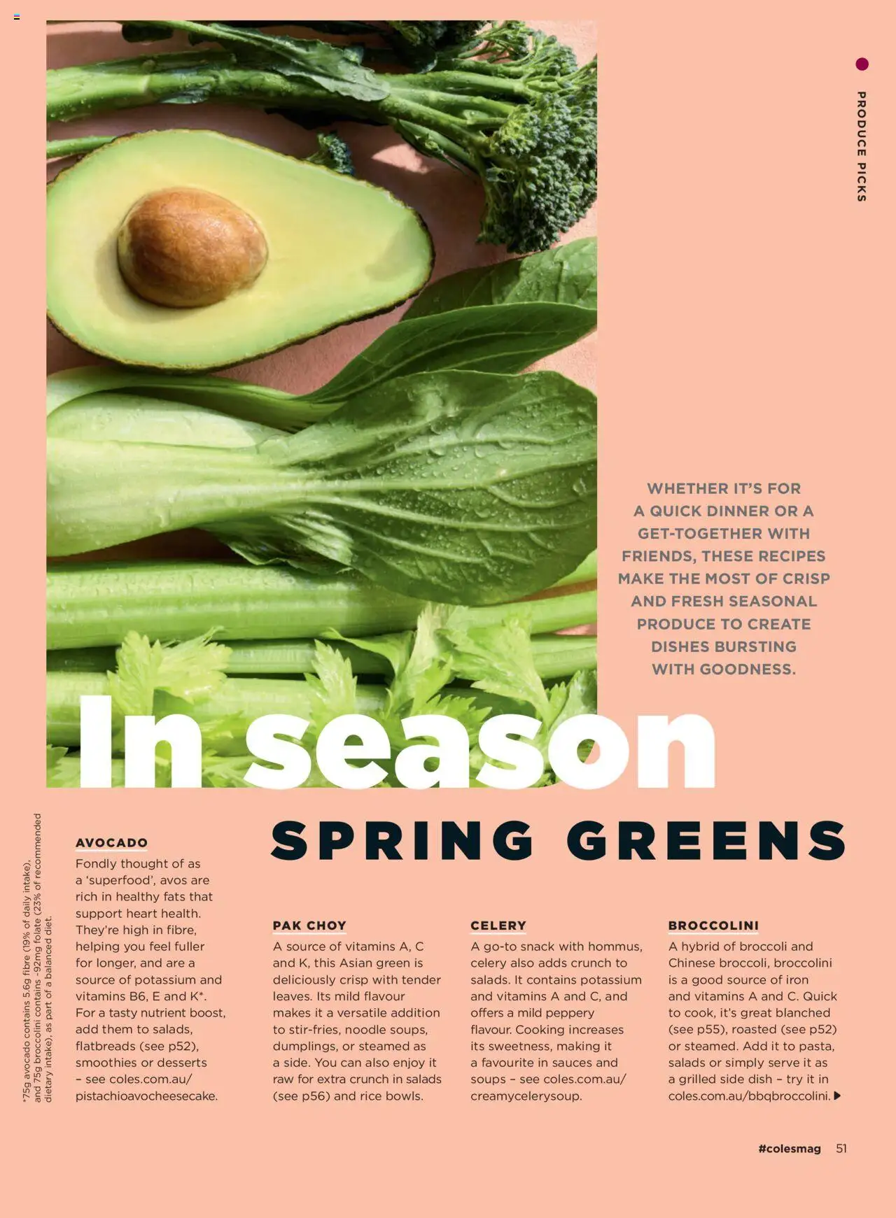 Coles catalogue - valid from 06.10.2025 | Page: 51 | Products: Rice, Avocado, Greens, Iron