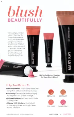 Preview of Mary Kay weekly ads valid from 16.09.2025 | Page: 19 | Products: Blush, Cream