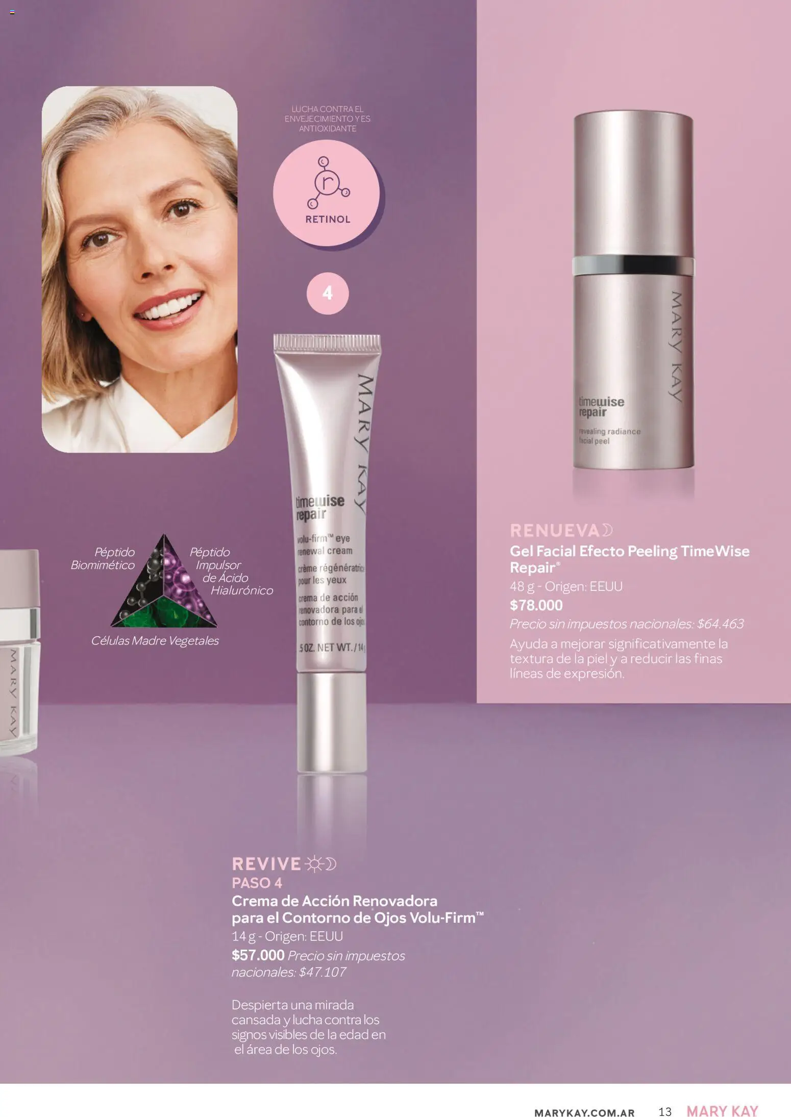 Mary Kay catálogo │ válido desde el 01.03.2026 | Página: 13 | Productos: Contorno de ojos, Contorno, Crema