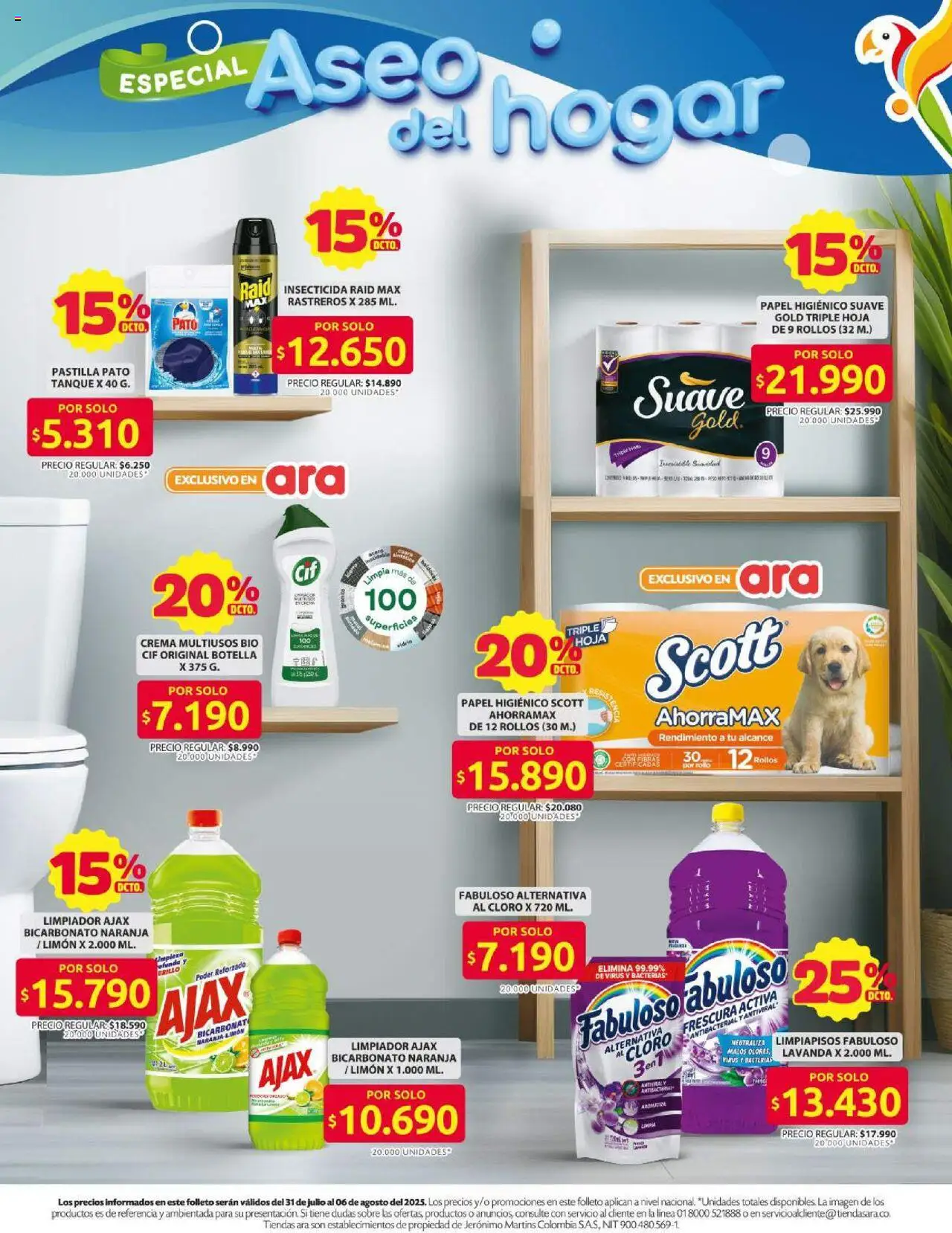 Ara revista - valida desde el 31.07.2025 | Página: 9 | Productos: Insecticida, Botella, Sobre, Limón