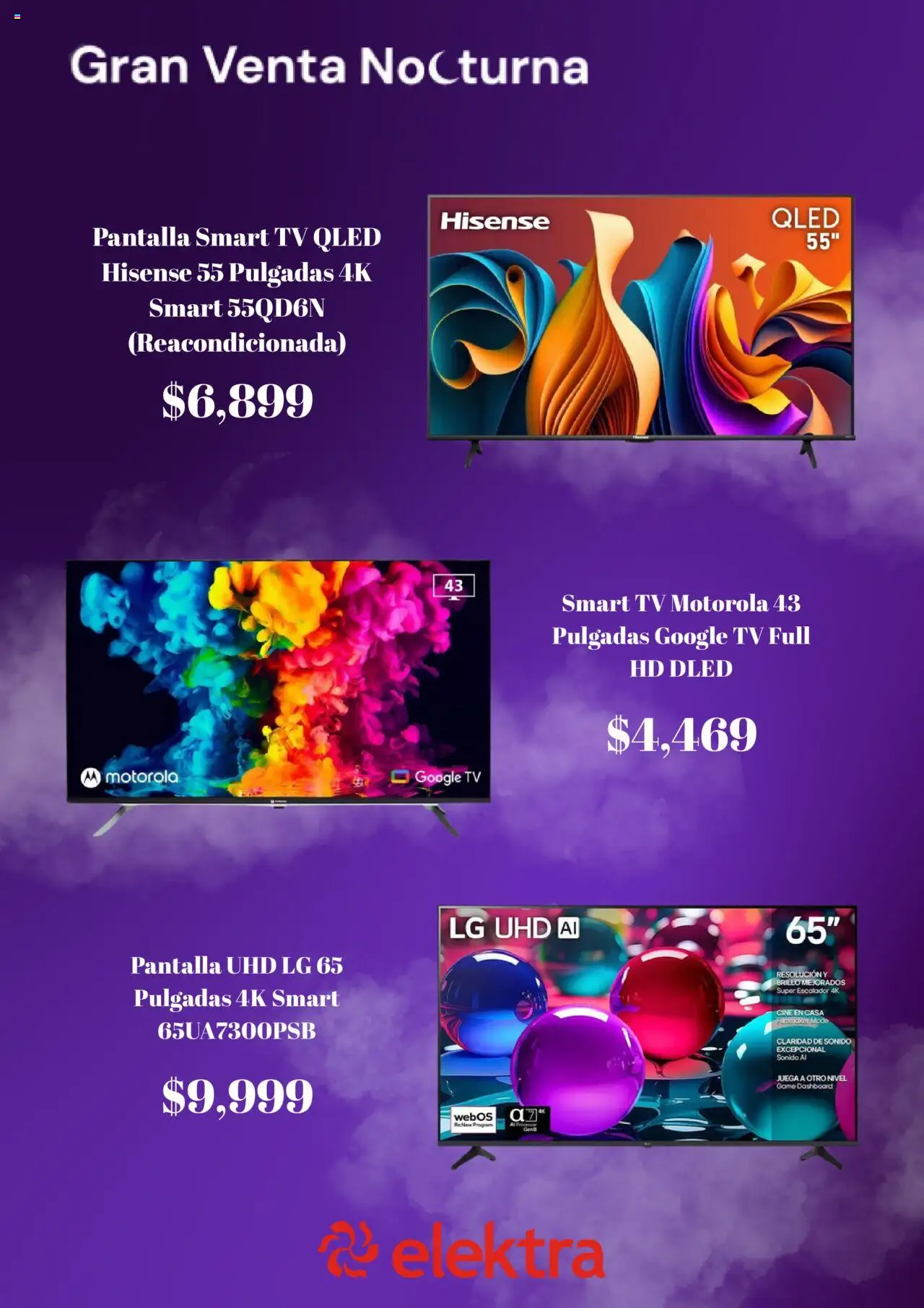 Nuevas ofertas de Elektra válidas en toda la República Mexicana desde el 06.10.2025. ¡Encuentra las mejores ofertas en Elektra - Catálogo! | Página: 4 | Productos: Brillo